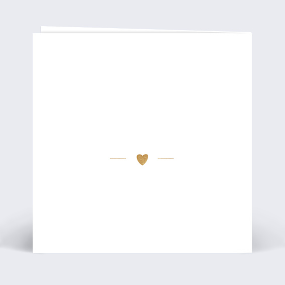 Remerciements mariage Jeu Typographique
