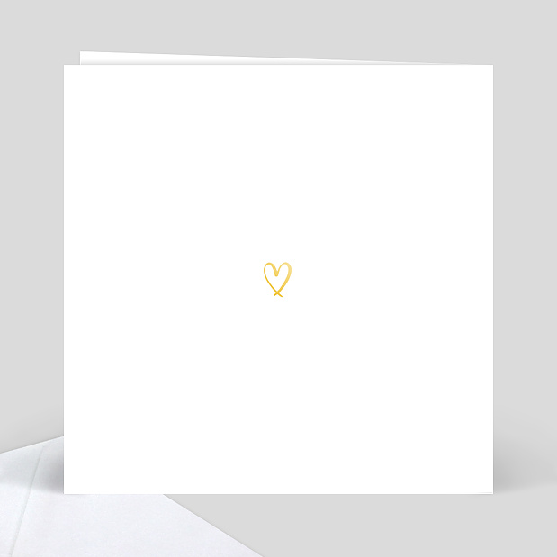 Remerciements Mariage Jolie Typo Verso