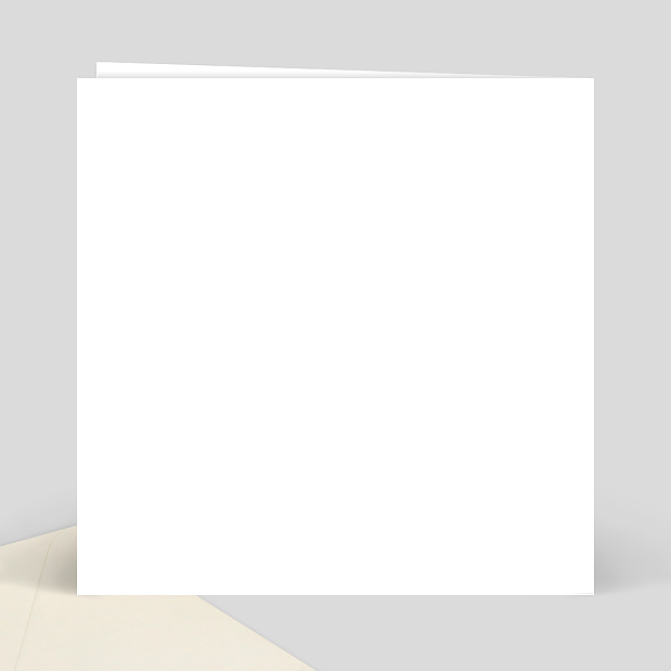 Carte de remerciements de mariage puzzle Verso