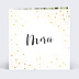 Remerciements mariage Dorure Pois Merci