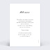 Remerciements mariage Classique