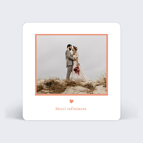 Remerciements mariage De Tout Coeur
