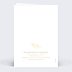 Remerciements mariage Fleurs Ocre