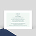 Carte remerciement mariage Badinage Verso