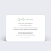 Carte remerciement mariage Cinematic I Verso