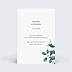 Carte remerciement mariage Luxe Verso