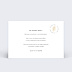 Carte remerciement mariage Pastille Palmier Verso