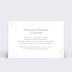 Carte remerciement mariage Poussière d'Étoiles 2 Photos Verso