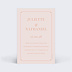 Carte remerciement mariage Style 20's Verso
