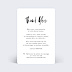 Carte remerciement mariage This is Love Verso