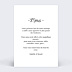 Remerciements mariage Tirets Noir