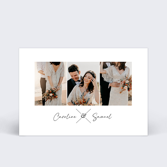 Remerciements mariage Multi Flèches d'Amour