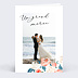 Remerciements mariage Envolée Florale