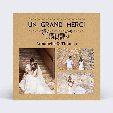 Remerciements Mariage Petit Carnet