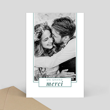 Remerciements Mariage Modernité