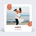 Carte remerciement mariage Aurora