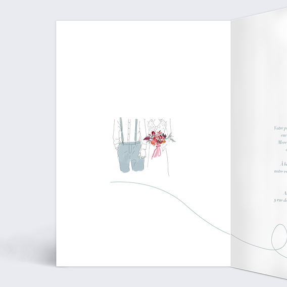 Remerciements mariage Jolies Illustrations