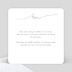 Carte remerciement mariage Lettres Chic Verso