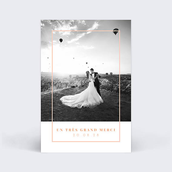 Remerciements mariage Joli Filet