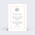 Remerciements mariage Cadre Typographique