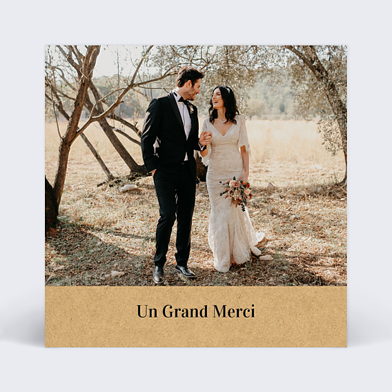 Remerciements mariage Timeline