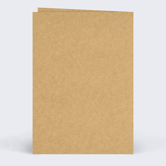 Carte remerciement mariage Petit carnet Verso