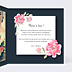 Remerciements mariage Dark Peony