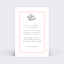 Remerciements mariage Cadre Typographique II