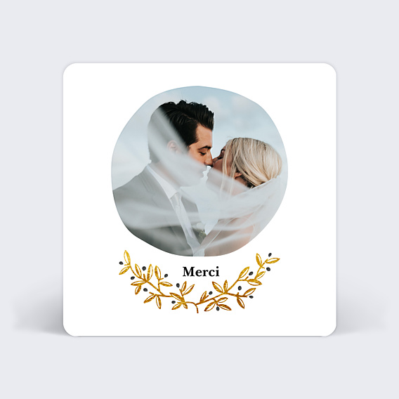 Remerciements mariage Oliviers