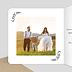 Remerciements mariage Just married floral simple