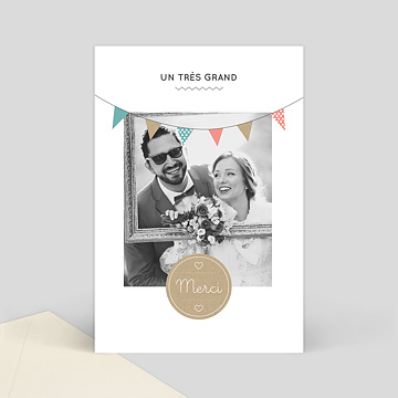 Remerciements Mariage Remerciement Mariage Fanions vintage