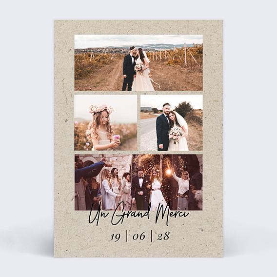 Remerciements mariage Esprit Chiné IV