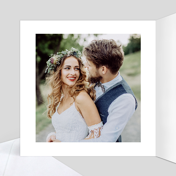 Remerciements mariage Ronde de Fleurs