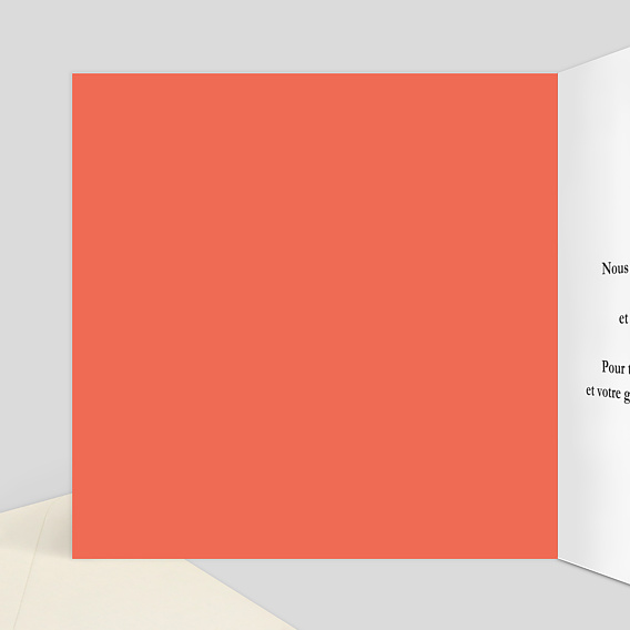 Carte remerciement mariage Affiche de Film Intérieur Gauche