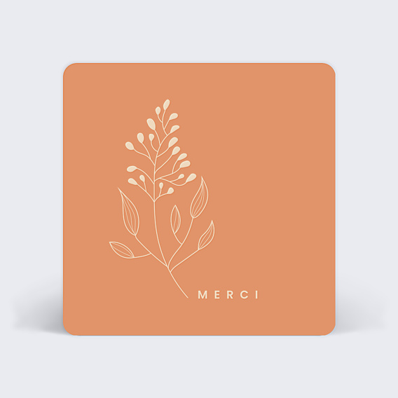 Remerciements mariage Petite Fleur