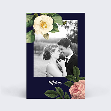 Remerciements Mariage Flowers