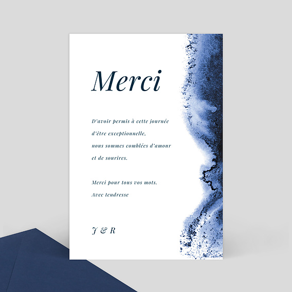 Remerciements mariage Abîme