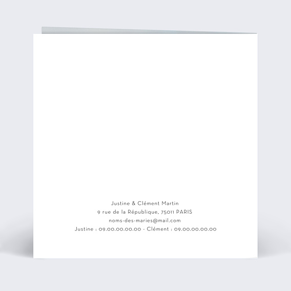 Remerciements mariage Couronne Eucalyptus