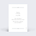Remerciements mariage Cadre Chic Photo Simple