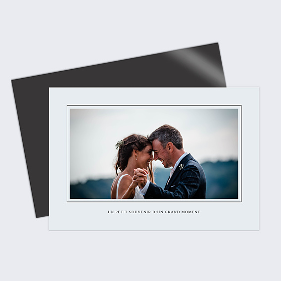 Remerciements mariage Carte Postale Chic 
