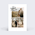 Carte remerciement mariage Cadre Typographique II