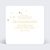 Remerciements mariage Golden Dots