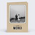Carte remerciement mariage Vintage Ludique