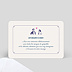 Carte remerciement mariage Hirondelle d'Amour Verso