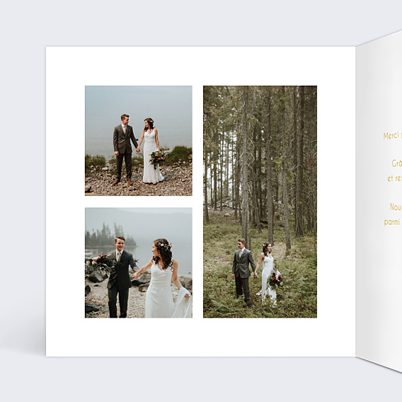 Remerciements mariage Fairy Lights