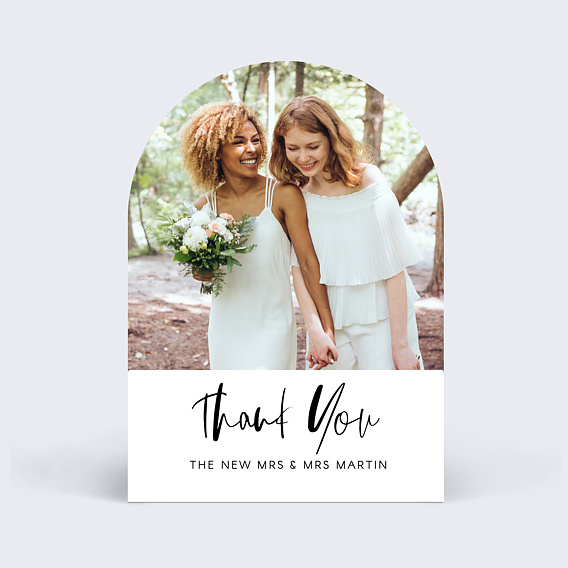 Carte remerciement mariage This is Love