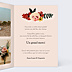 Remerciements mariage Anémone