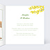 Remerciements mariage Mimosa