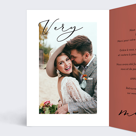 Remerciements mariage Happy Hours