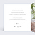 Carte remerciement mariage Dorure Pois Merci Intérieur Gauche